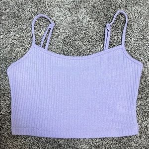 Lilac crop top